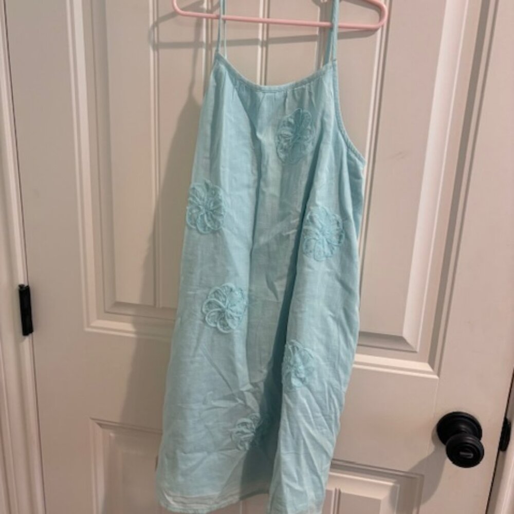 Abercrombie Kids Light Teal Dress - Size 11/12